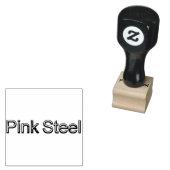 Pink Steele kleine Gummi Briefmarke mit Griff Gummistempel (Stempel)