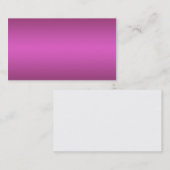 Pink-Steigung - kundengebundene Visitenkarte (Vorne/Hinten)