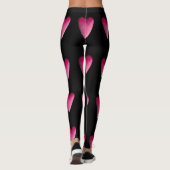 Pink-Steinherzen Leggings (Rückseite)