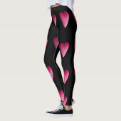 Pink-Steinherzen Leggings (Links)