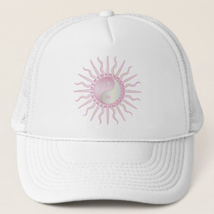 Pink Sternexplosion Yin Yang Truckerkappe