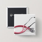Pink Stethoscope Button (Vorne & Hinten)