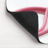 Pink Stethoscope Mousepad (Ecke)