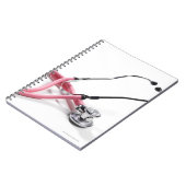 Pink Stethoscope Notizblock (Linke Seite)