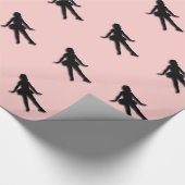 Pink Stich Dancer Geschenkpapier (Ecke)