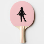 Pink Stich Dancer Tischtennis Schläger (Rückseite)