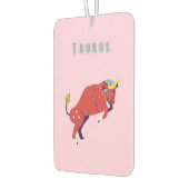Pink Stier, Sternzeichen, Sternzeichen Druck Autolufterfrischer (Links)