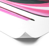 Pink Stiletto Shoe und Cherry Cupcake Poster (Ecke)