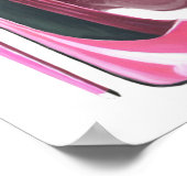 Pink Stiletto Shows Art Poster (Ecke)