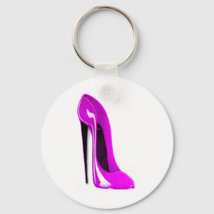 Pink-Stilettschuh Schlüsselanhänger