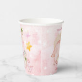 Pink Stomp und Roar Dinosaur Geburtstag Pappbecher (Rechts)