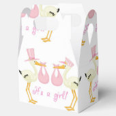 Pink Stork Baby Dusche Geschenkboxen Geschenkschachtel (Geöffnet)