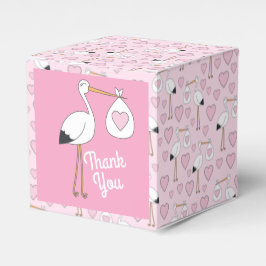 Pink Stork Baby Dusche Geschenkschachtel