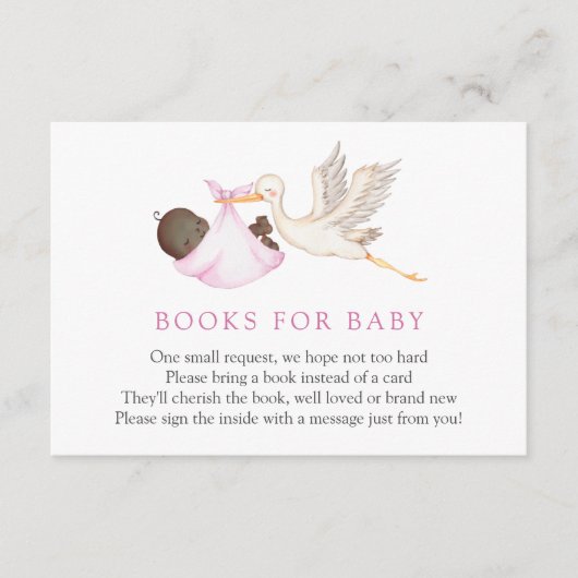 Pink Stork Books for Baby insert card (Vorderseite)