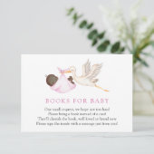 Pink Stork Books for Baby insert card (Stehend Vorderseite)