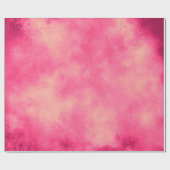 Pink Storm Cloud-Effekt Wrapping Paper Geschenkpapier (Flach)