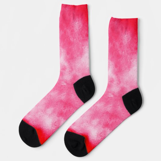 Pink Storm Cloud Socken (Linkes Detail)