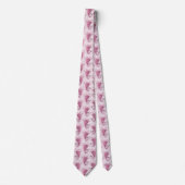 Pink Stormy Liebe Neck Tie Krawatte (Vorderseite)