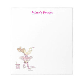 Pink Story Notizblock Freunde für immer