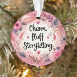 Pink Storywriting Writer Novelist Ornament