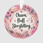 Pink Storywriting Writer Novelist Ornament (Vorderseite)