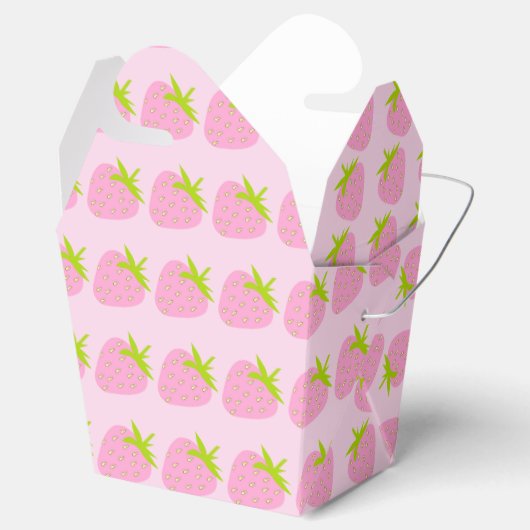 Pink Strawberries Geschenkschachtel (Geöffnet)