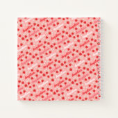 Pink Strawberry Custom Notebook Journal Notizblock (Rückseite)
