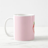 Pink Strawberry Fruit Kaffeetasse (Links)