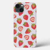 Pink Strawberry iPhone Case (Rückseite)