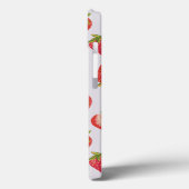 Pink Strawberry iPhone Case (Rückseite / Links)