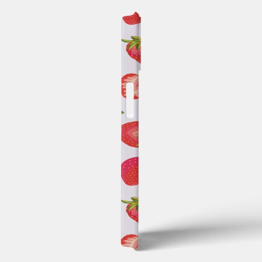 Pink Strawberry iPhone Case (Rückseite / Rechts)