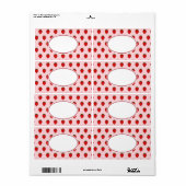 Pink Strawberry Labels (Vorne)