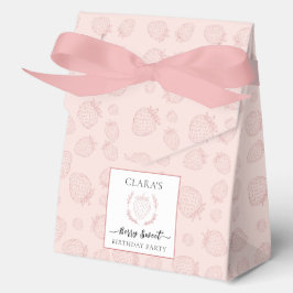 Pink Strawberry Muster Geburtstag Geschenkschachtel