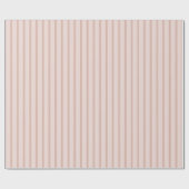 Pink Streifen Geburtstag Geschenkpapier (Flach)