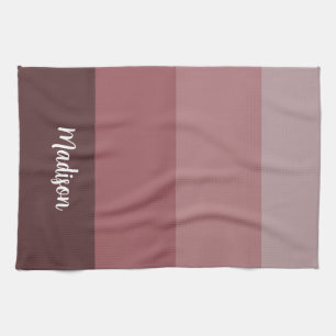 Pink Streifen Küchenwäsche Handtücher