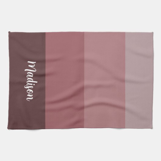 Pink Streifen Küchenwäsche Handtücher (Horizontal)