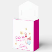 Pink Strike Up Some Fun Bowling Girly Baby Shower Geschenkschachtel (Offen)