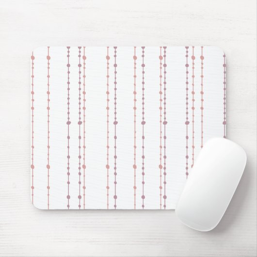 Pink String dot mouse pad Mousepad (Mit Mouse)