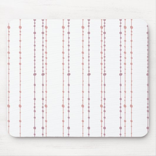 Pink String dot mouse pad Mousepad (Vorne)