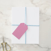 Pink Strip Geschenkmarke Geschenkanhänger (Mit Garn)