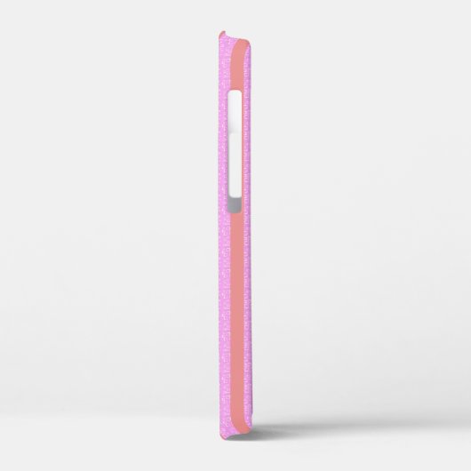 Pink Strip Handy Case (Rückseite / Links)