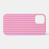 Pink Strip Handy Case (Rückseite (Horizontal))