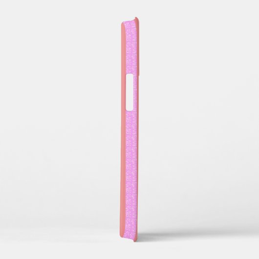 Pink Strip Handy Case (Rückseite / Rechts)