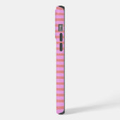 Pink Strip Handy Case iPhone Hülle (Linke Seite)