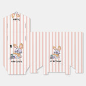 Pink Strip Kinderzimmer Art - Bunny Fevor Box Geschenkschachtel (Ungefaltet)