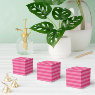 Pink Strip lustige Gefälligkeitsbox Geschenkschachtel