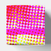 Pink Strip Muster Bevorzugung Box Geschenkschachtel (Oben)