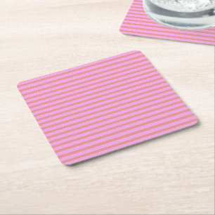 Pink Strip Paper Untersetzer
