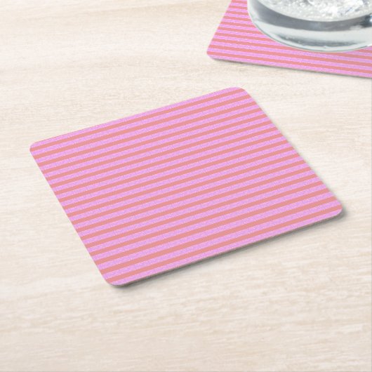 Pink Strip Paper Untersetzer (angewinkelt)