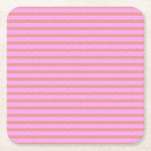 Pink Strip Paper Untersetzer (Vorderseite)